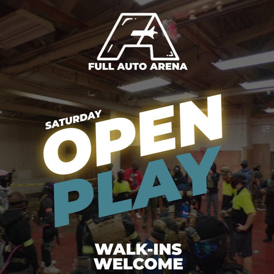 OPEN PLAY 1/4/24 SATURDAY Single Session or All Day